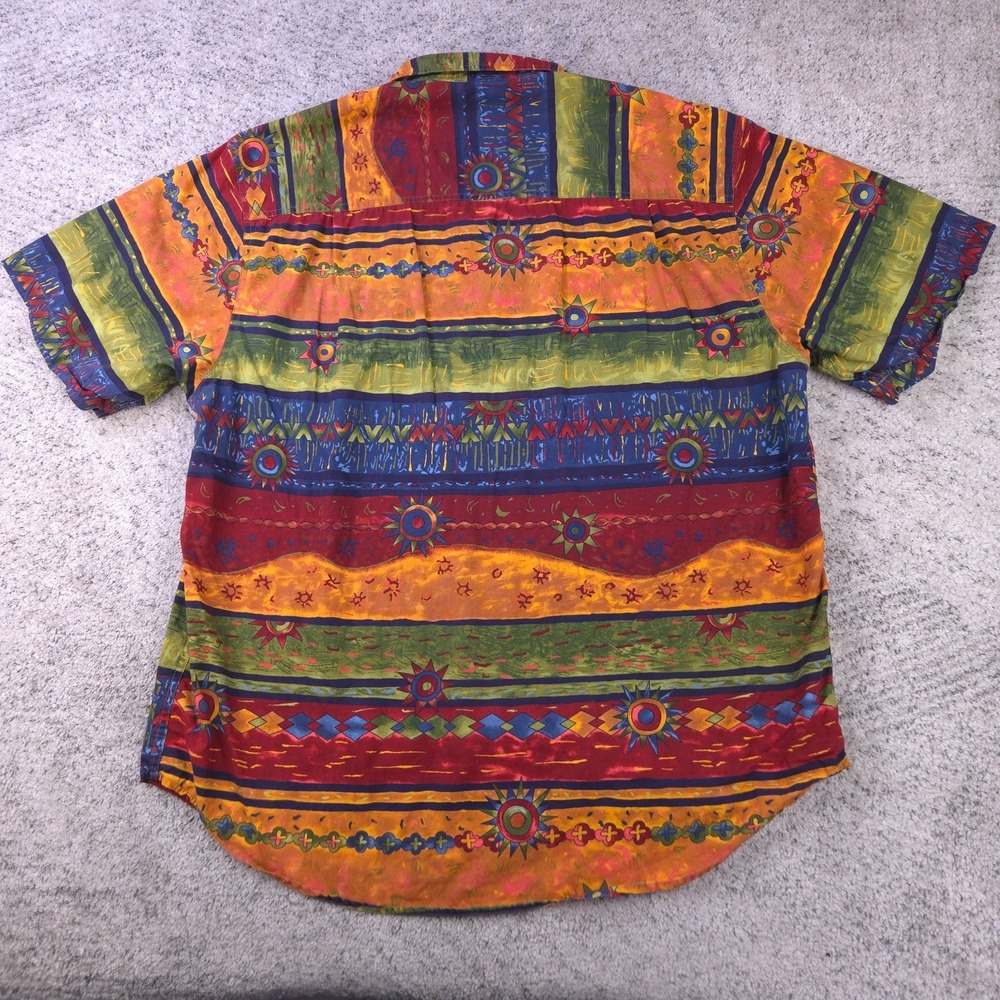 The Territory Ahead Shirt Mens XXL Geometric Southwestern Colorful Button GUC - Picture 2 of 7